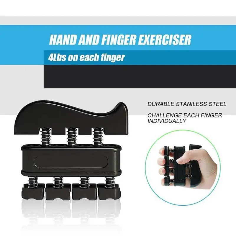 Hand Grip Strengthener Kit 5 Pack Forearm Grip Adjustable Resistance Hand Gripper, Gripper ,Overhand Grip, Forearm Veins,Finger Exerciser, Finger Stretcher,Grip Ring Stress Relief Grip Ball for Athletes, Boyfriend Gift